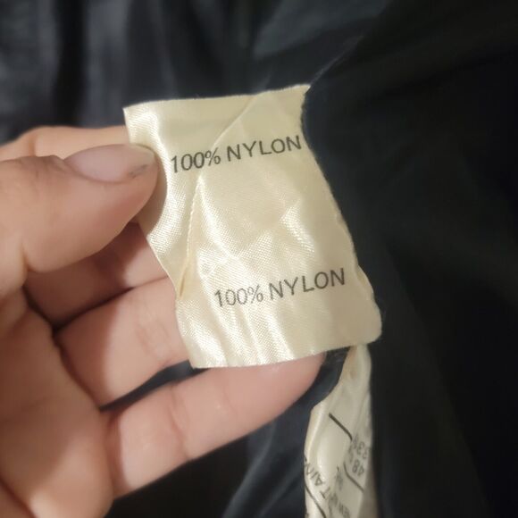 Vintage Star Gear 1980s Windbreaker Jacket Size Large Black Zip Pockets Retro - Picture 8 of 15